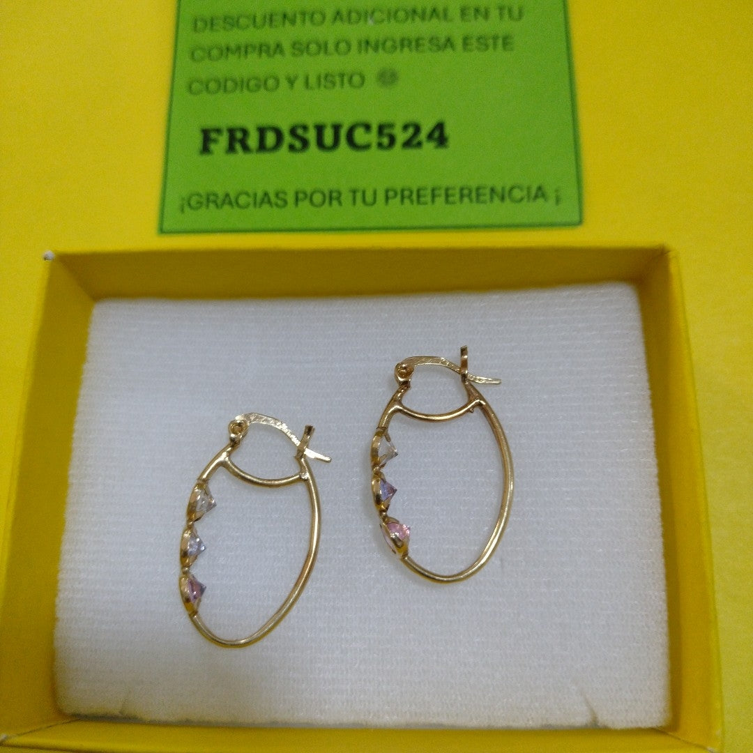 ARETES PAR ORO 10 K 2.7 GRMS (SEMINUEVO)