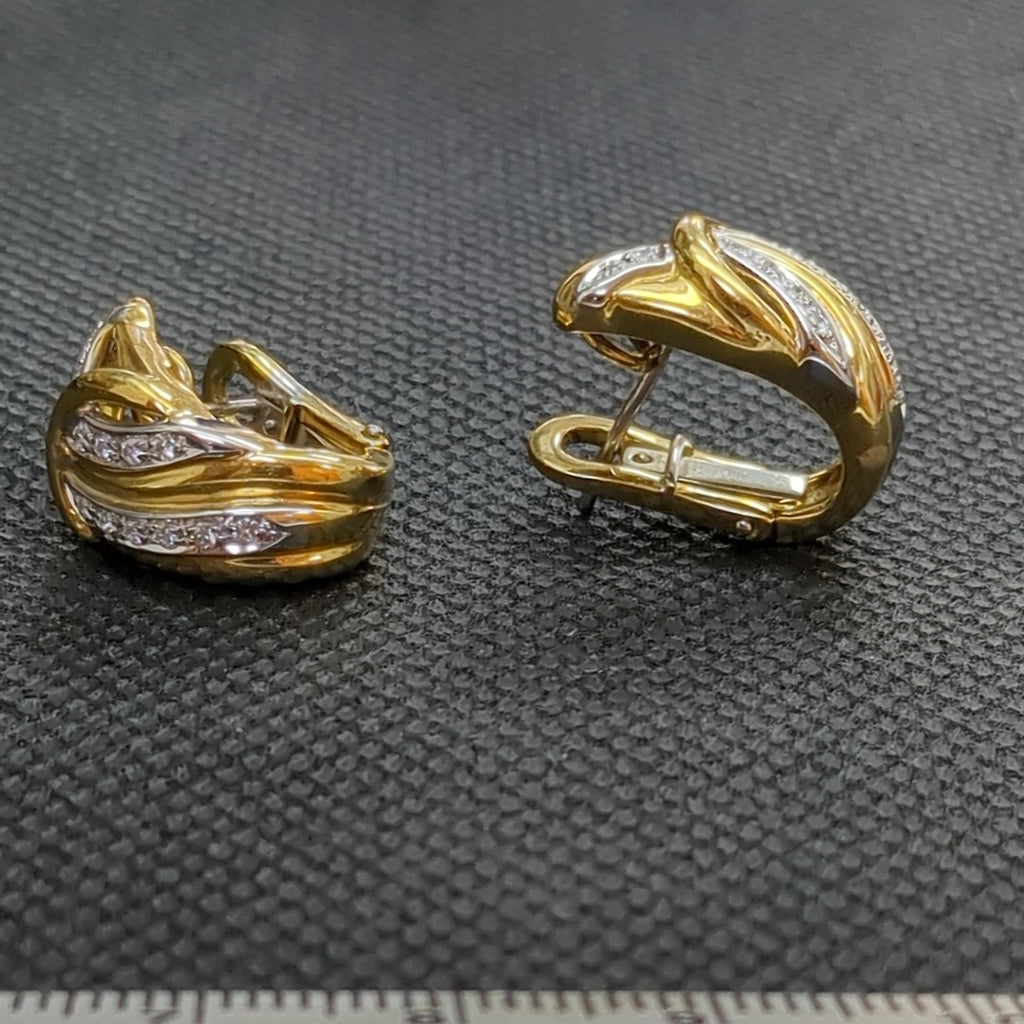 ARETES PAR ORO 14 K 11,60 GRMS (SEMINUEVO)