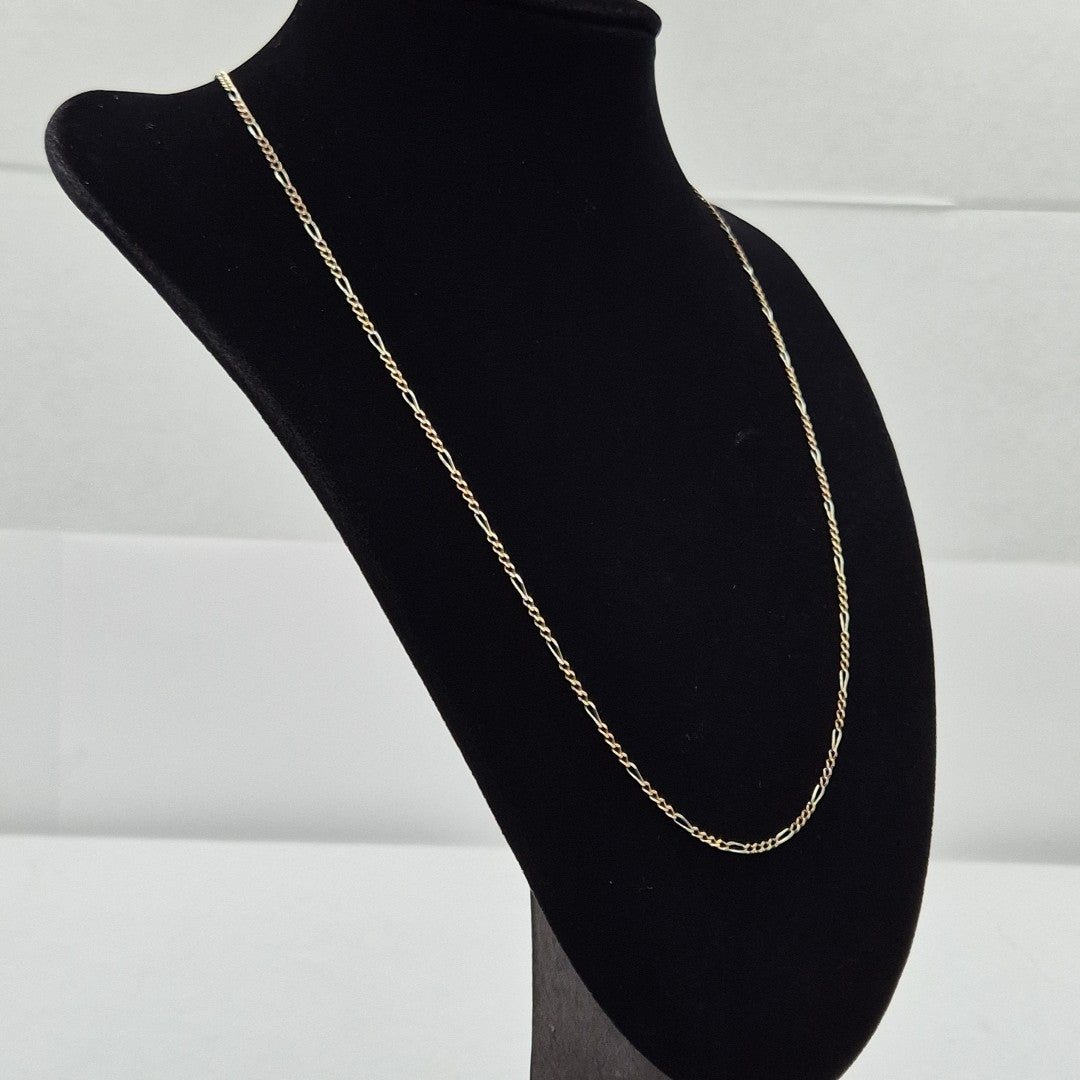 CADENA ORO COMBINADO 14 K 5.5 GRMS (SEMINUEVO)