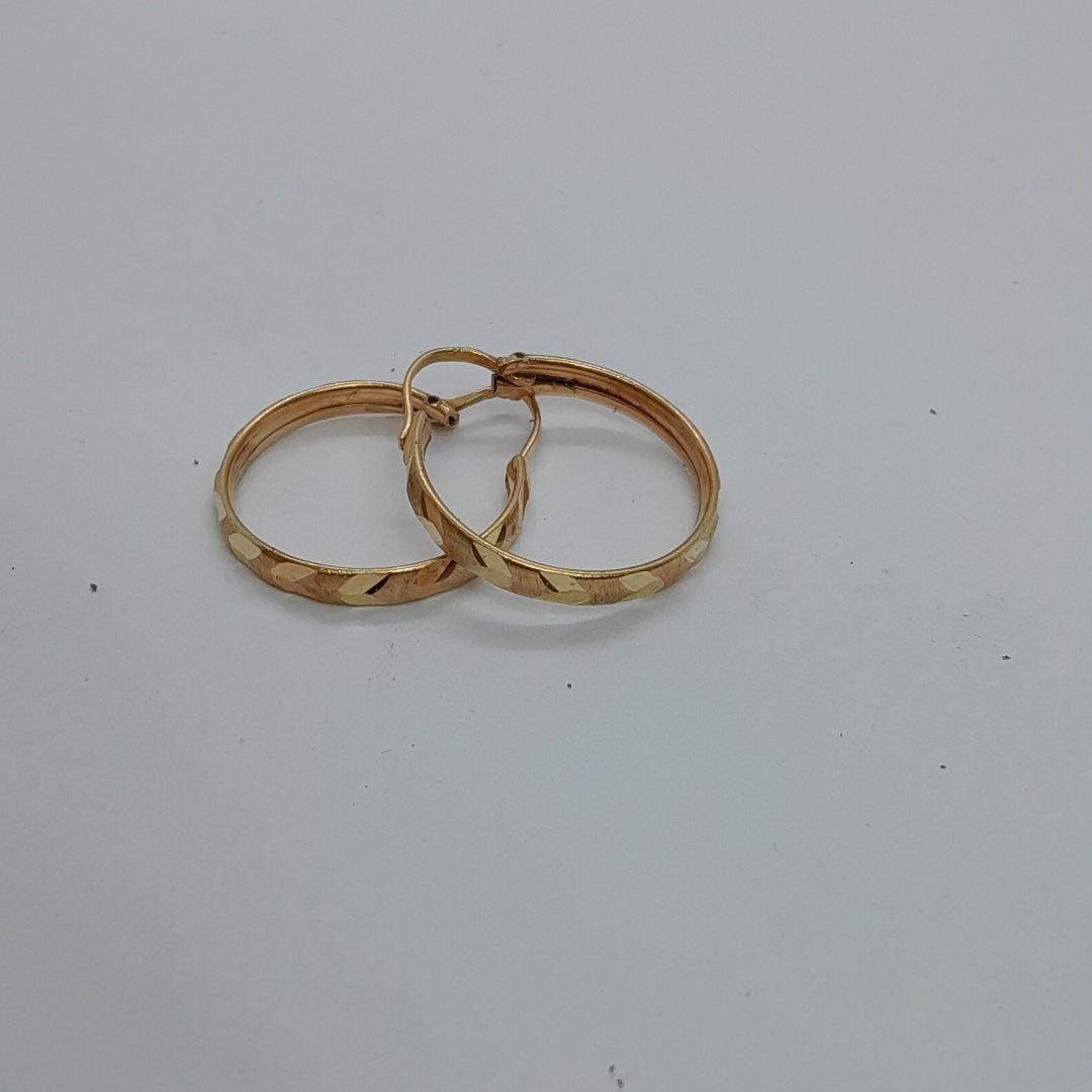 ARRACADAS PAR ORO 14 K 2,00 GRMS (SEMINUEVO)