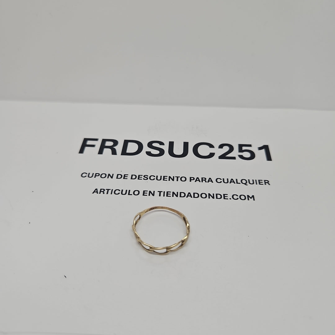 ANILLO ORO 10 K 0.8 GRMS (SEMINUEVO)