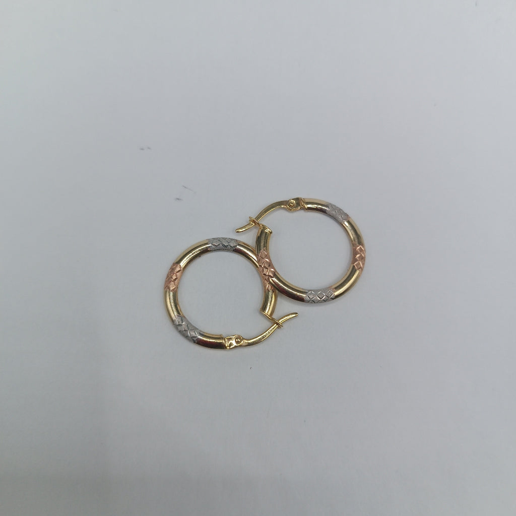 ARETES PAR ORO 14 K 1,20 GRMS (SEMINUEVO)