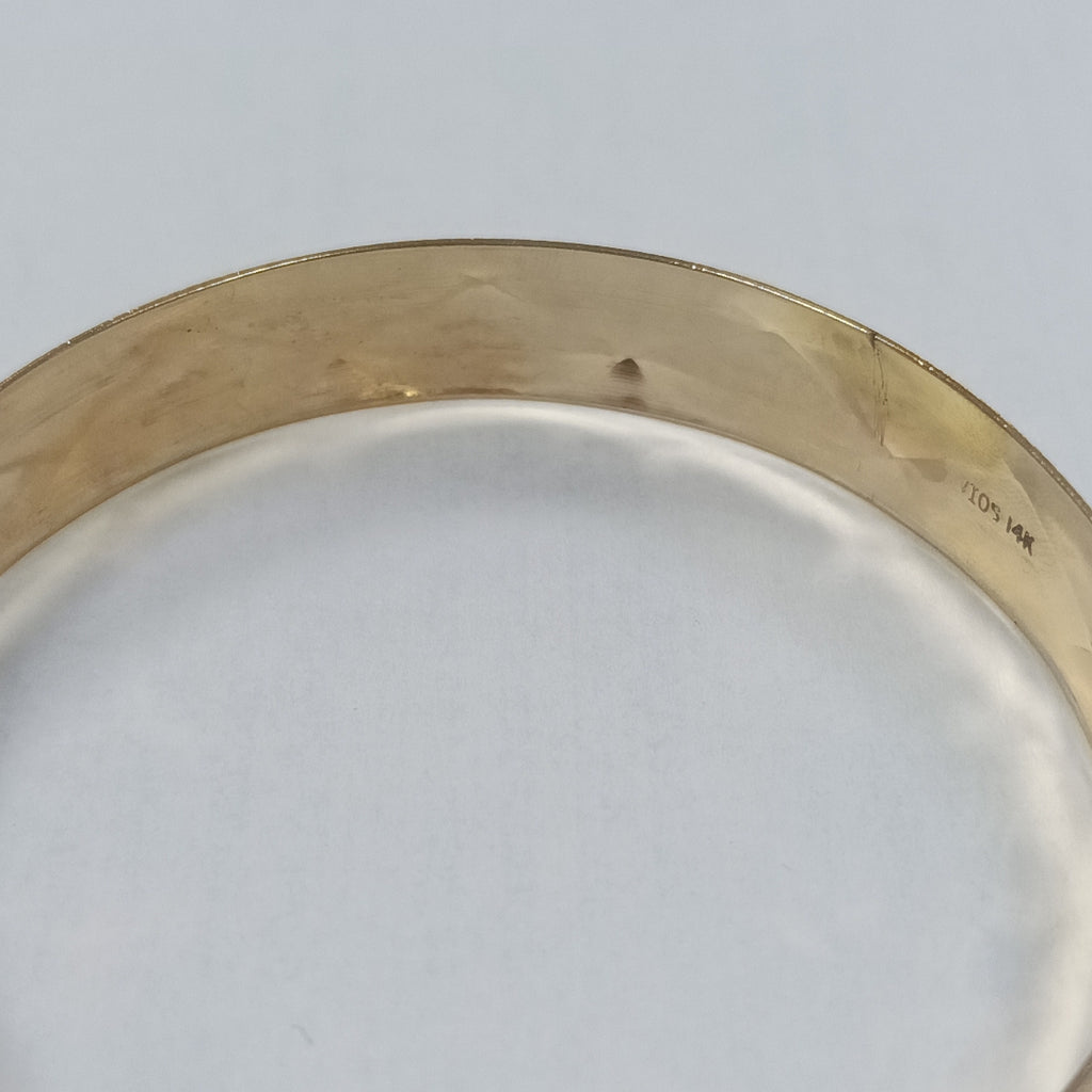 PULSERA RIGIDA ORO 14 K 17,10 GRMS (SEMINUEVO)