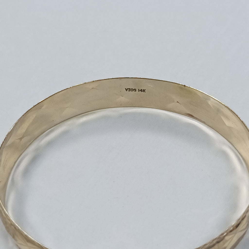 PULSERA RIGIDA ORO 14 K 15,90 GRMS (SEMINUEVO)