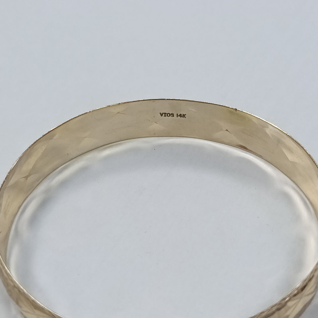 PULSERA RIGIDA ORO 14 K 15,90 GRMS (SEMINUEVO)