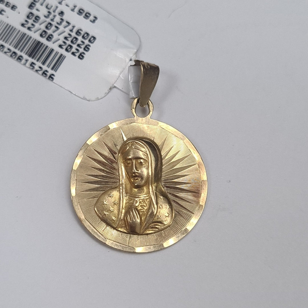 MEDALLA RELIGIOSA ORO 14 K 2.1 GRMS (SEMINUEVO)