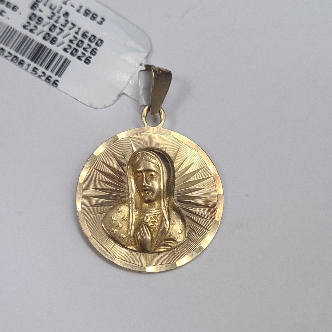 MEDALLA RELIGIOSA ORO 14 K 2.1 GRMS (SEMINUEVO)