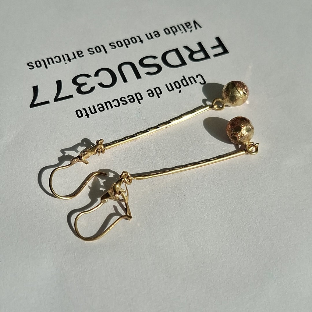 ARETES PAR ORO 10 K 2.6 GRMS (SEMINUEVO)