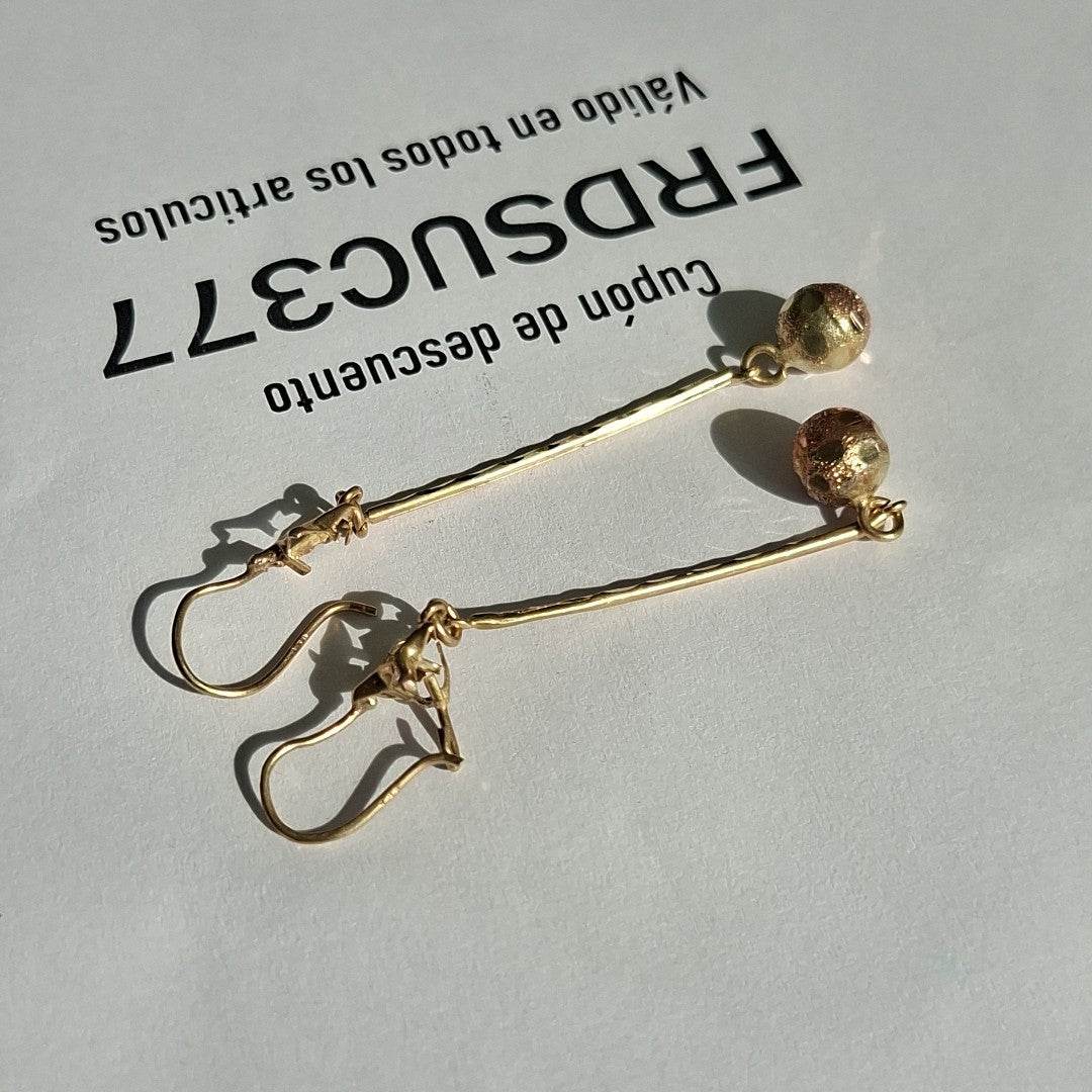 ARETES PAR ORO 10 K 2.6 GRMS (SEMINUEVO)