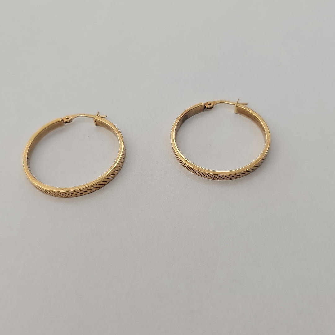 ARRACADAS PAR ORO 10 K 2,10 GRMS (SEMINUEVO)