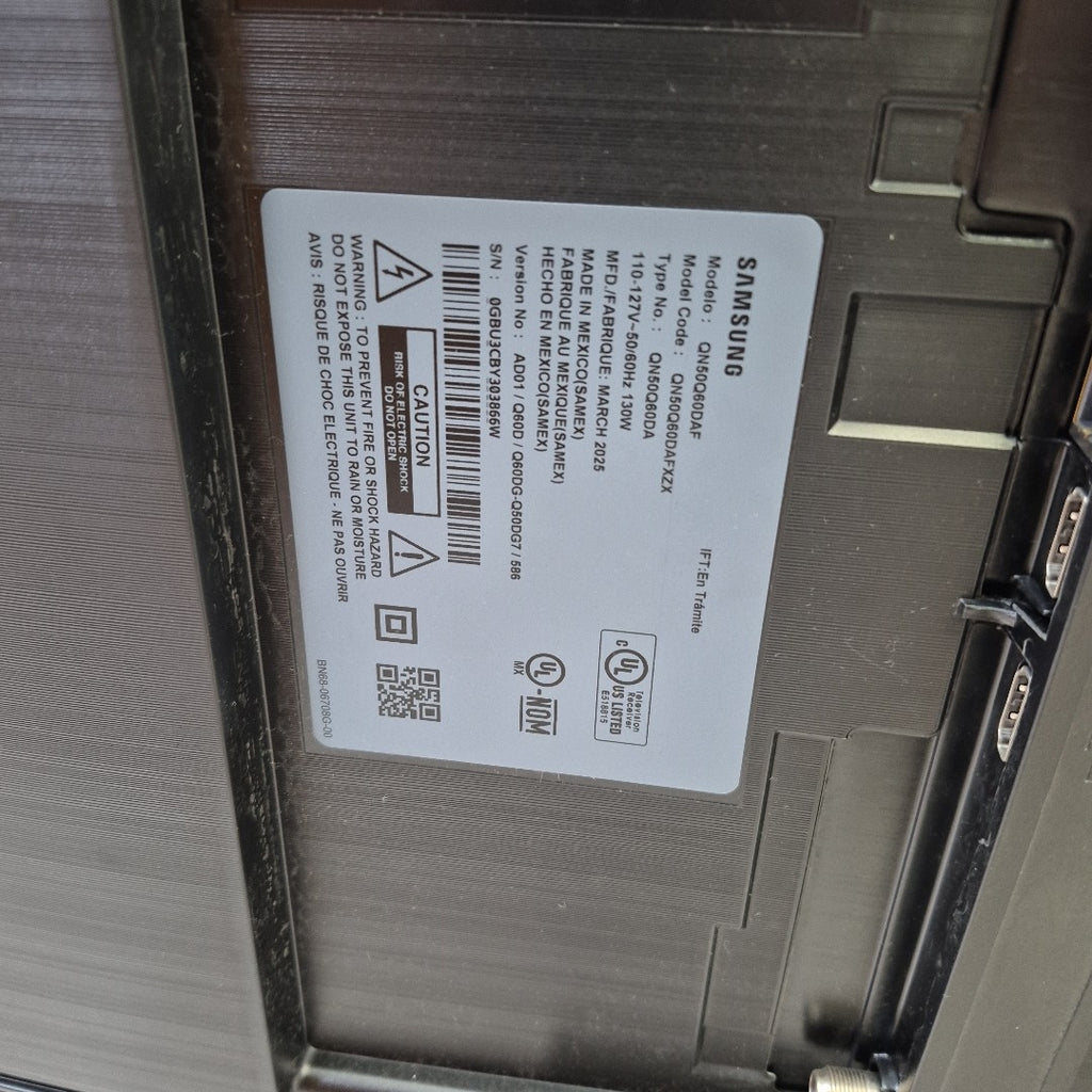 PANTALLA SAMSUNG QN50Q60DAF (2024) 50" QLED 4K (SEMINUEVO)