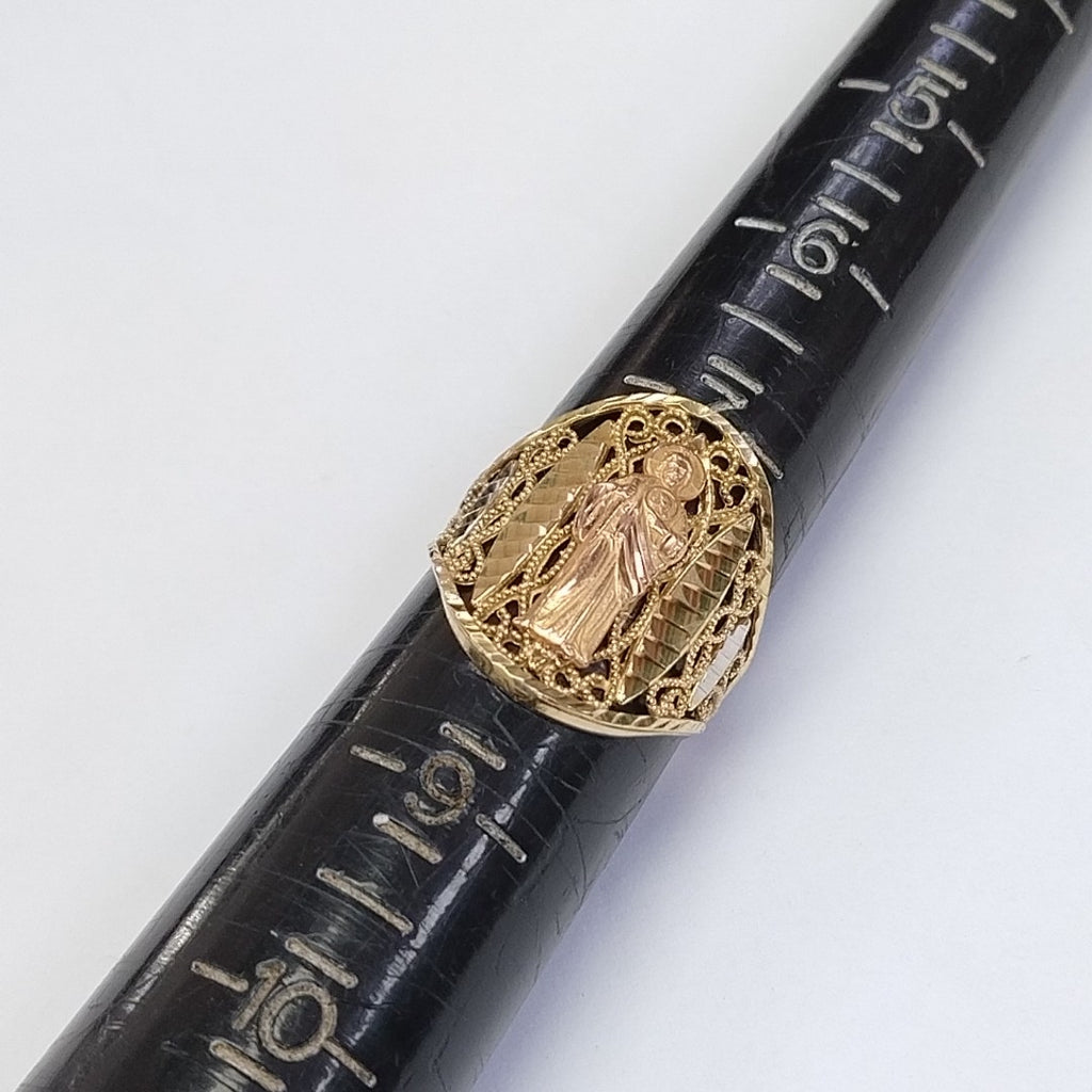ANILLO ORO, ORO COMBINADO 10 K 2.7 GRMS (SEMINUEVO)