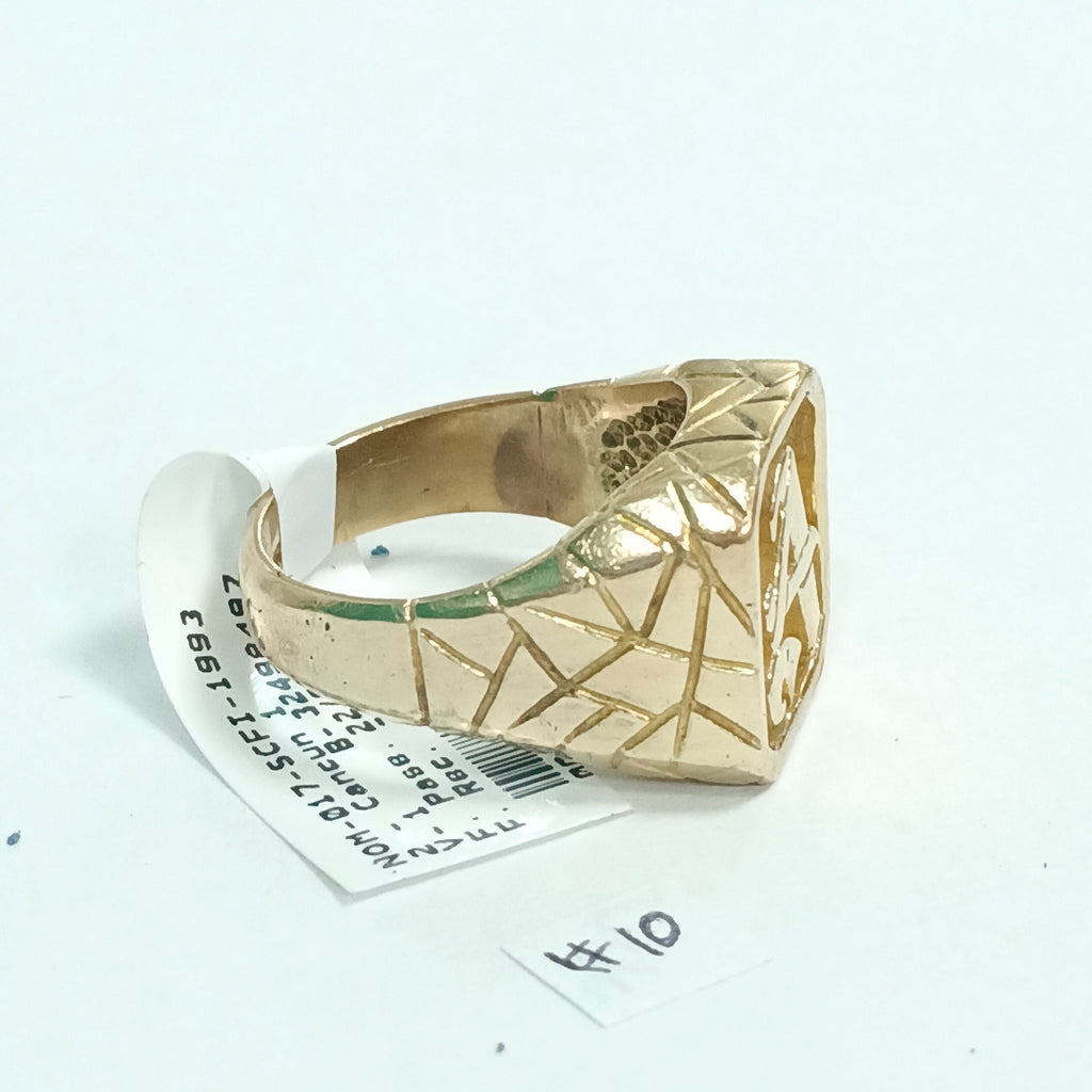 ANILLO ORO 10 K 17.6 GRMS (SEMINUEVO)