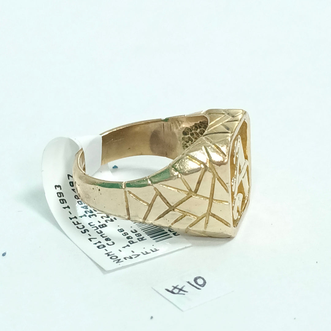ANILLO ORO 10 K 17.6 GRMS (SEMINUEVO)