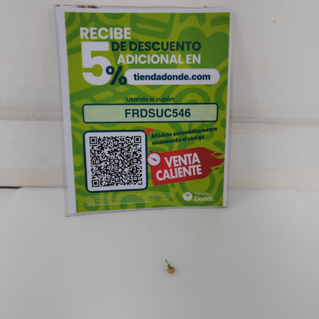 DIJE ORO 10 K 0.6 GRMS (SEMINUEVO)