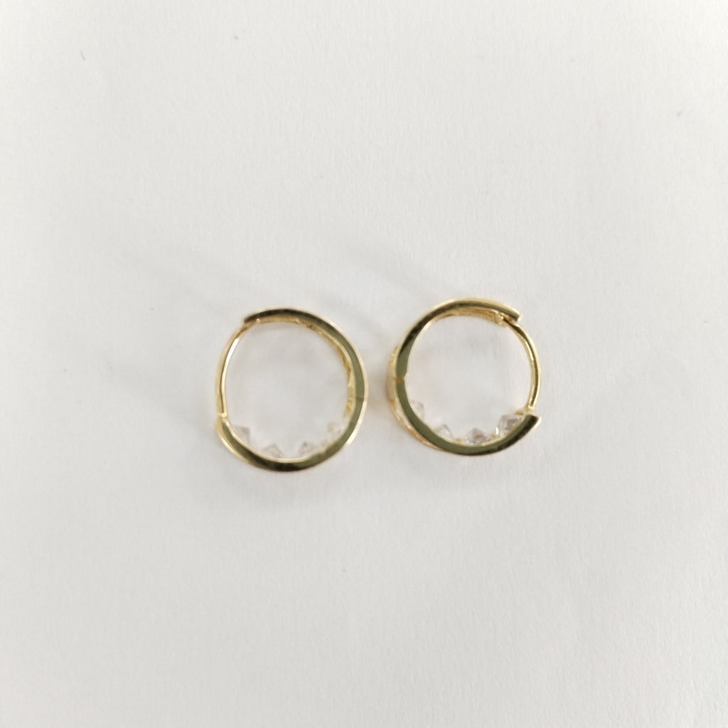 ARRACADAS PAR ORO 14 K 1,20 GRMS (SEMINUEVO)