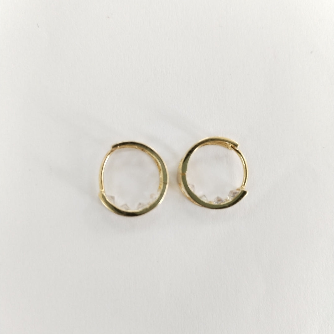 ARRACADAS PAR ORO 14 K 1,20 GRMS (SEMINUEVO)