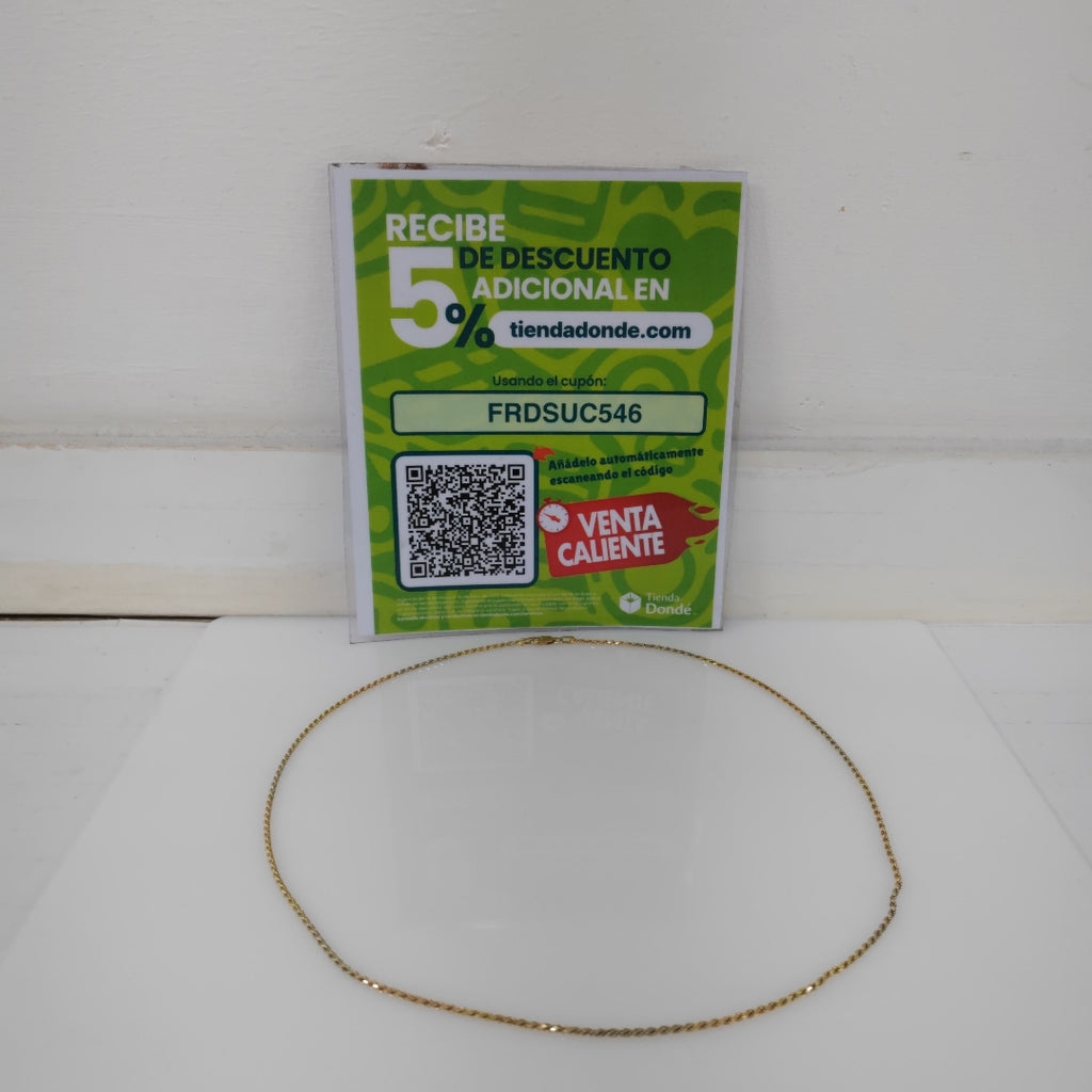 CADENA ORO 14 K 8.2 GRMS (SEMINUEVO)