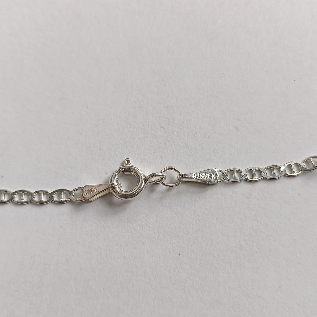 CADENA TEJIDO GUCHI PLATA .925 60 CM 3.7 GR (NUEVO)