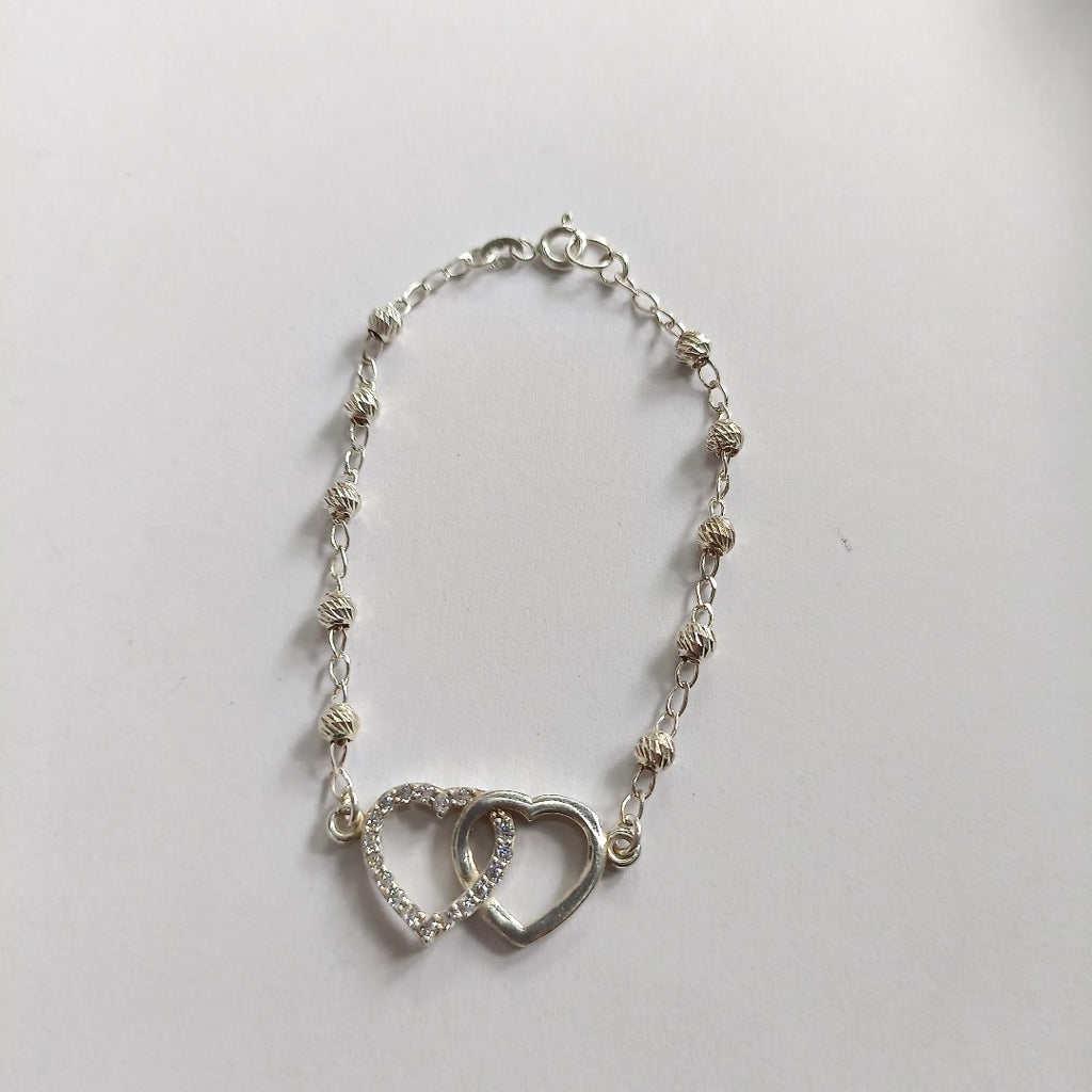 PULSERA TEJIDO TEJIDO ESPECIAL PLATA .925 18 CM 4.1 GR (NUEVO)