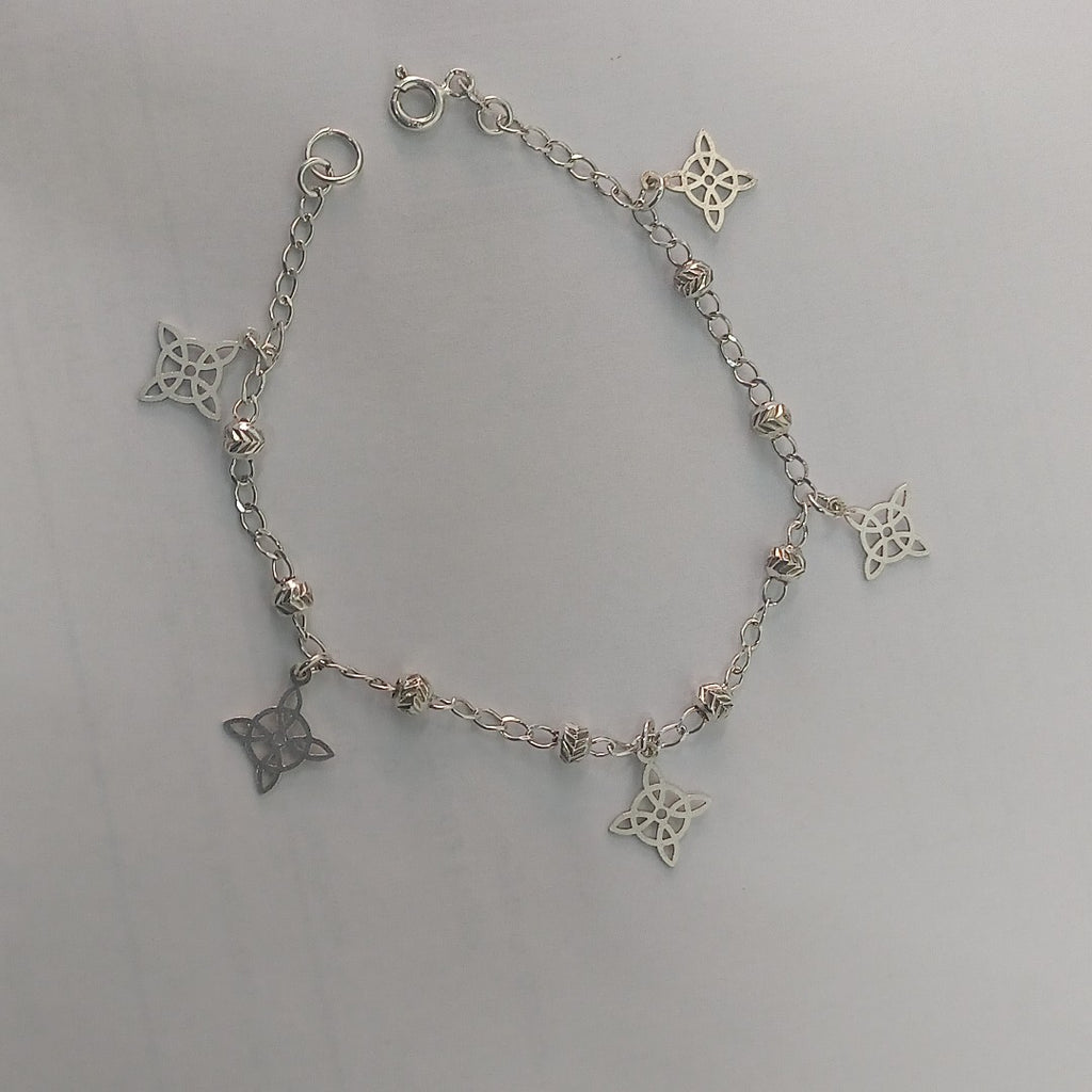 PULSERA TEJIDO ESPECIAL PLATA .925 18 CM 3.2 GR (NUEVO)