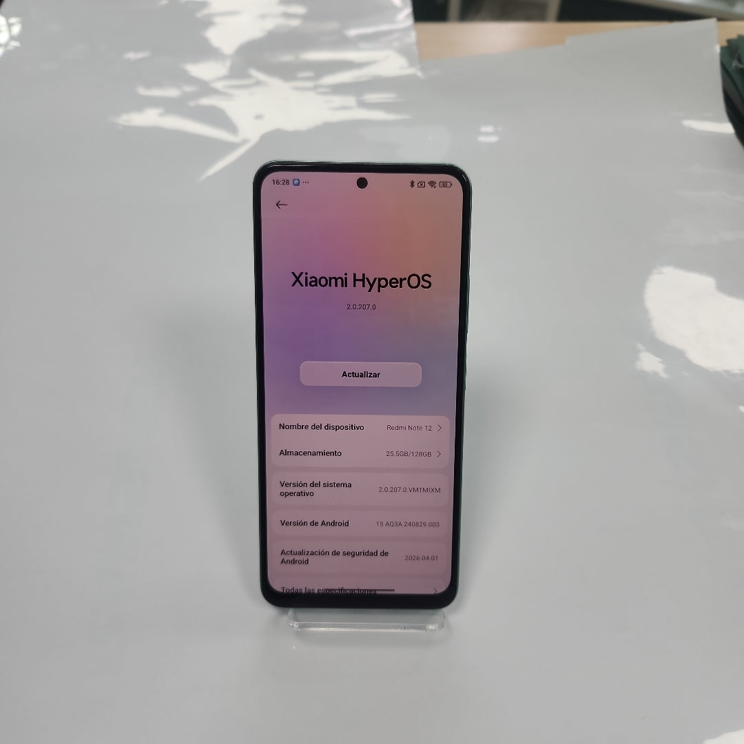 CELULAR XIAOMI REDMI NOTE 12 23028RA60L (2023) 128 GB 4 GB RAM (SEMINUEVO)