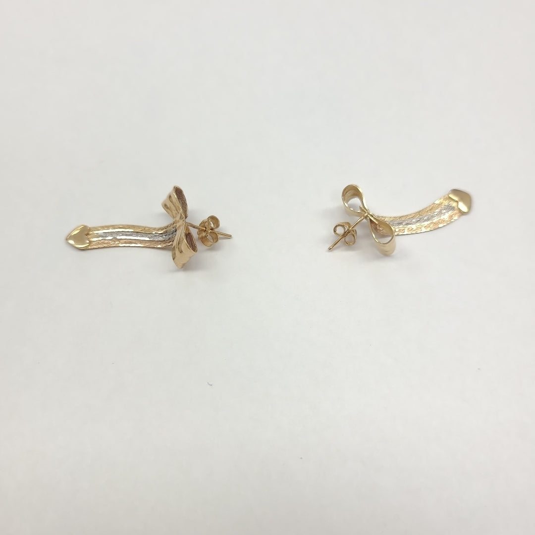 ARETES PAR ORO 10 K 2,90 GRMS (SEMINUEVO)