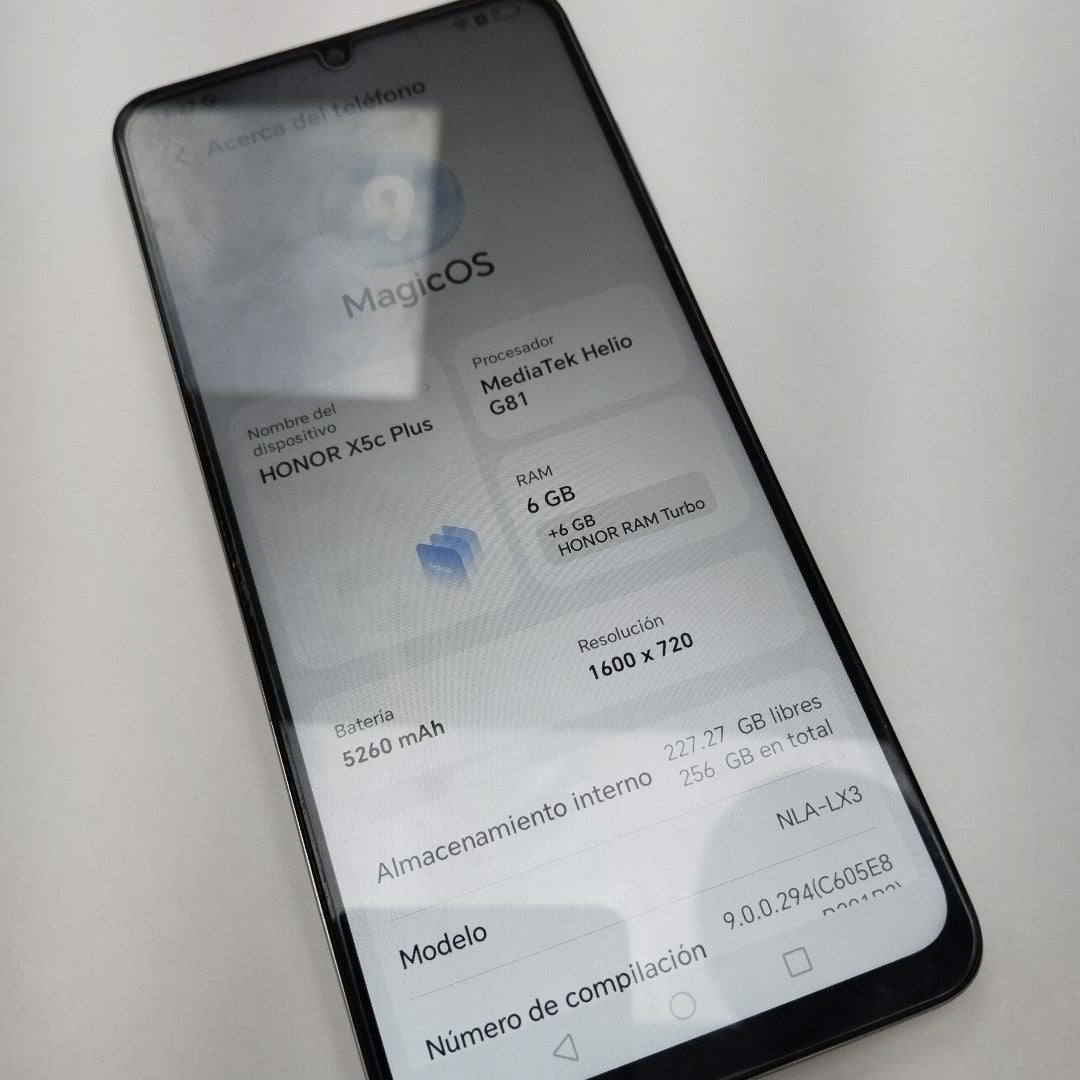 CELULAR HONOR X5C NLA-LX3 (2025) 256 GB 6 GB RAM (SEMINUEVO)