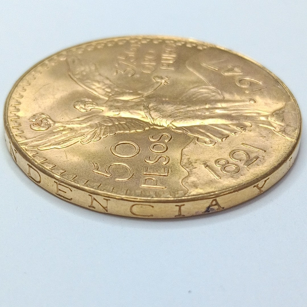 K1 41,60 GRMS 21 K IDENTIFICACIÓN MONEDA NOMINATIVA MONEDAS PESOS 50 PESOS (SEMINUEVO)