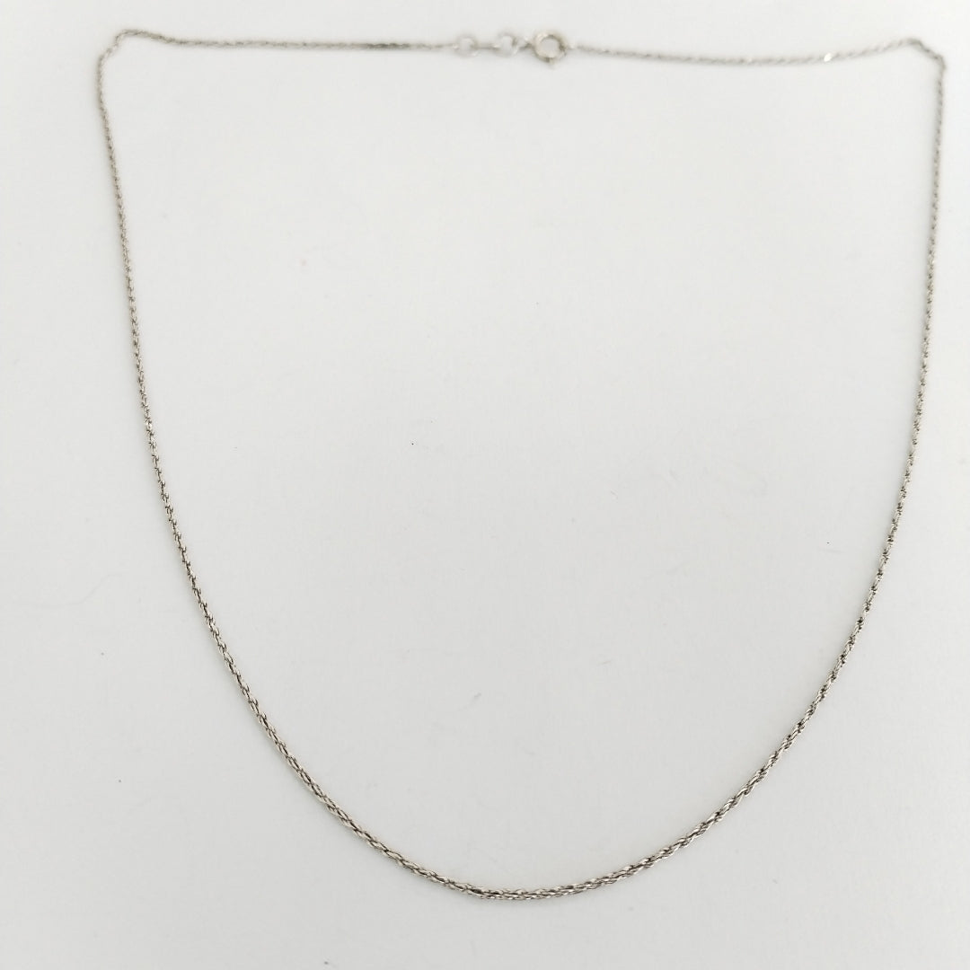 CADENA PLATA 1,90 GRMS (SEMINUEVO)