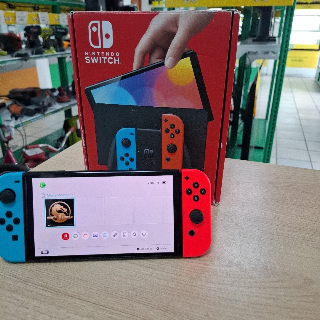 CONSOLA DE VIDEOJUEGO NINTENDO SWITCH OLED 64 GB (SEMINUEVO)