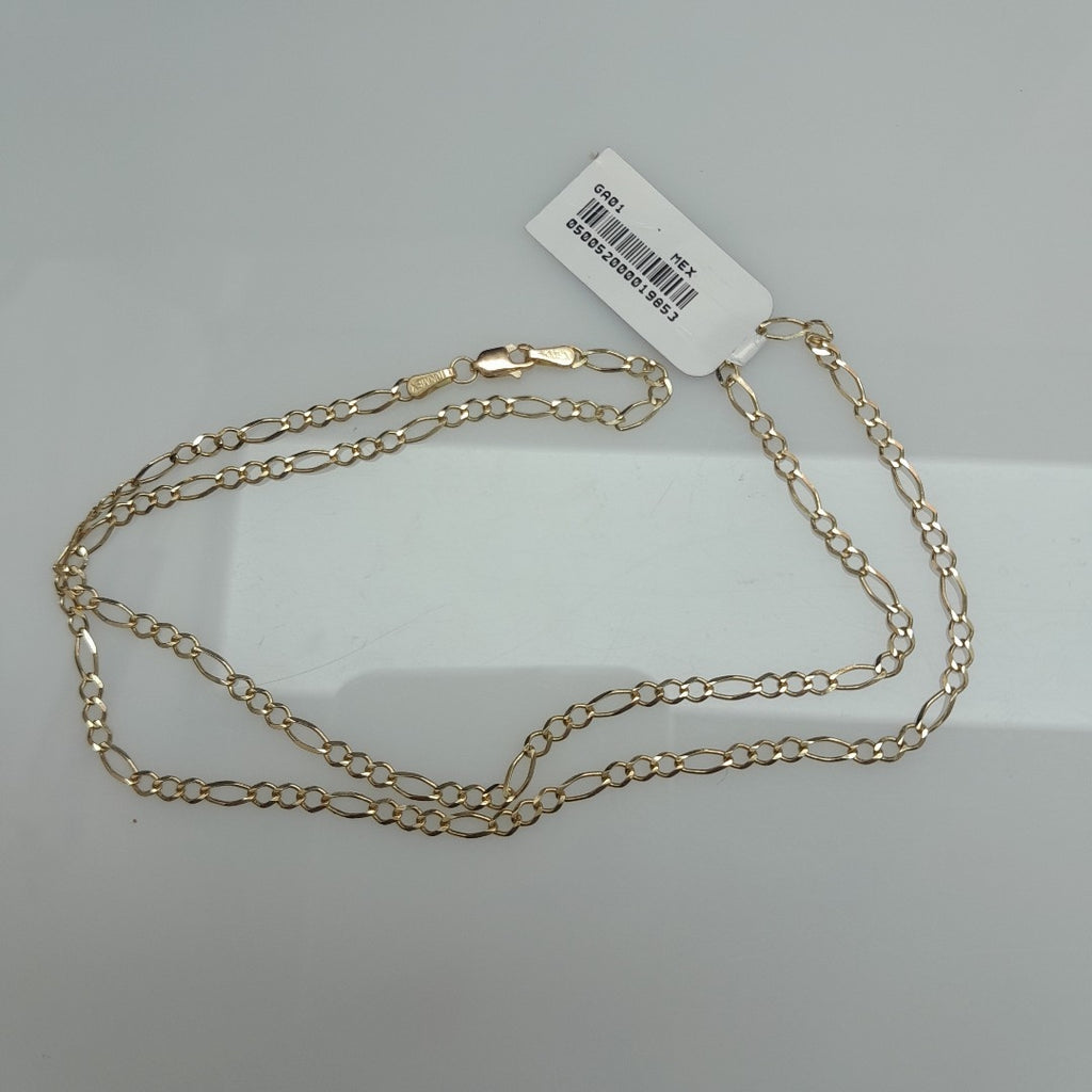 CADENAS TEJIDO 3X1 ORO 10K 50 CM 4.1 GR (NUEVO)