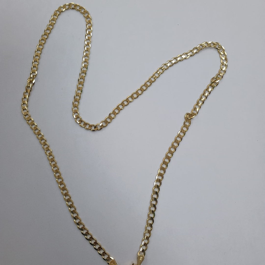 CADENA BARBADA 14K 55 CM 12.6 GR (NUEVO)