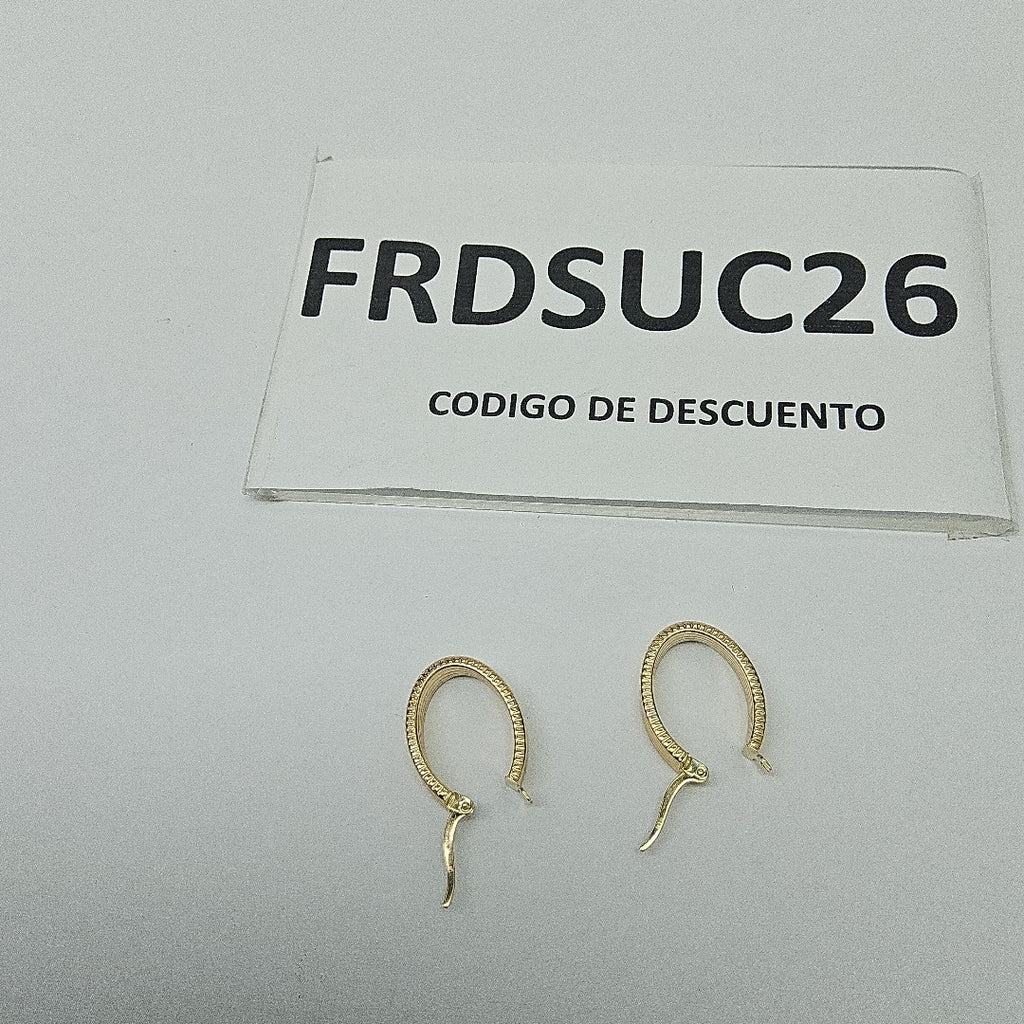 ARRACADAS ORO 14K 1.9 (NUEVO)