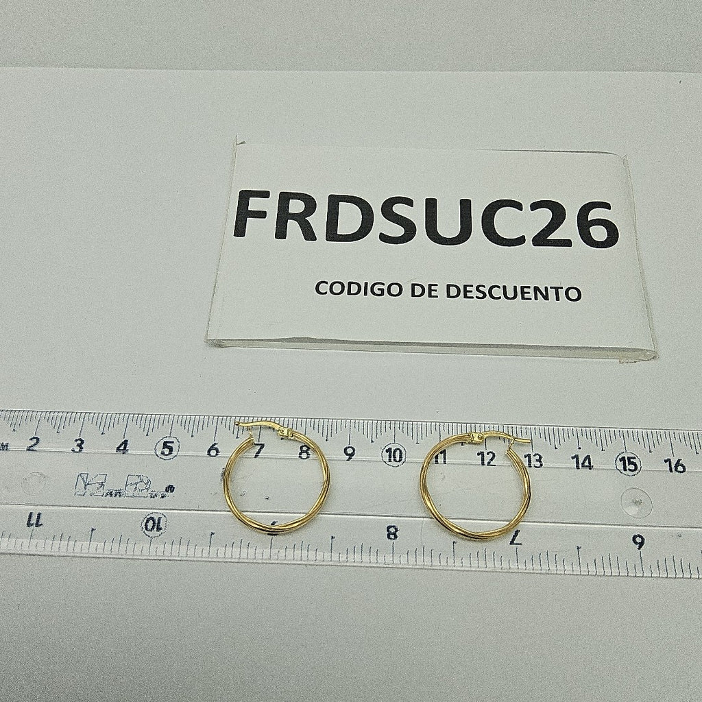 ARRACADAS ORO 14K 2.6 (NUEVO)