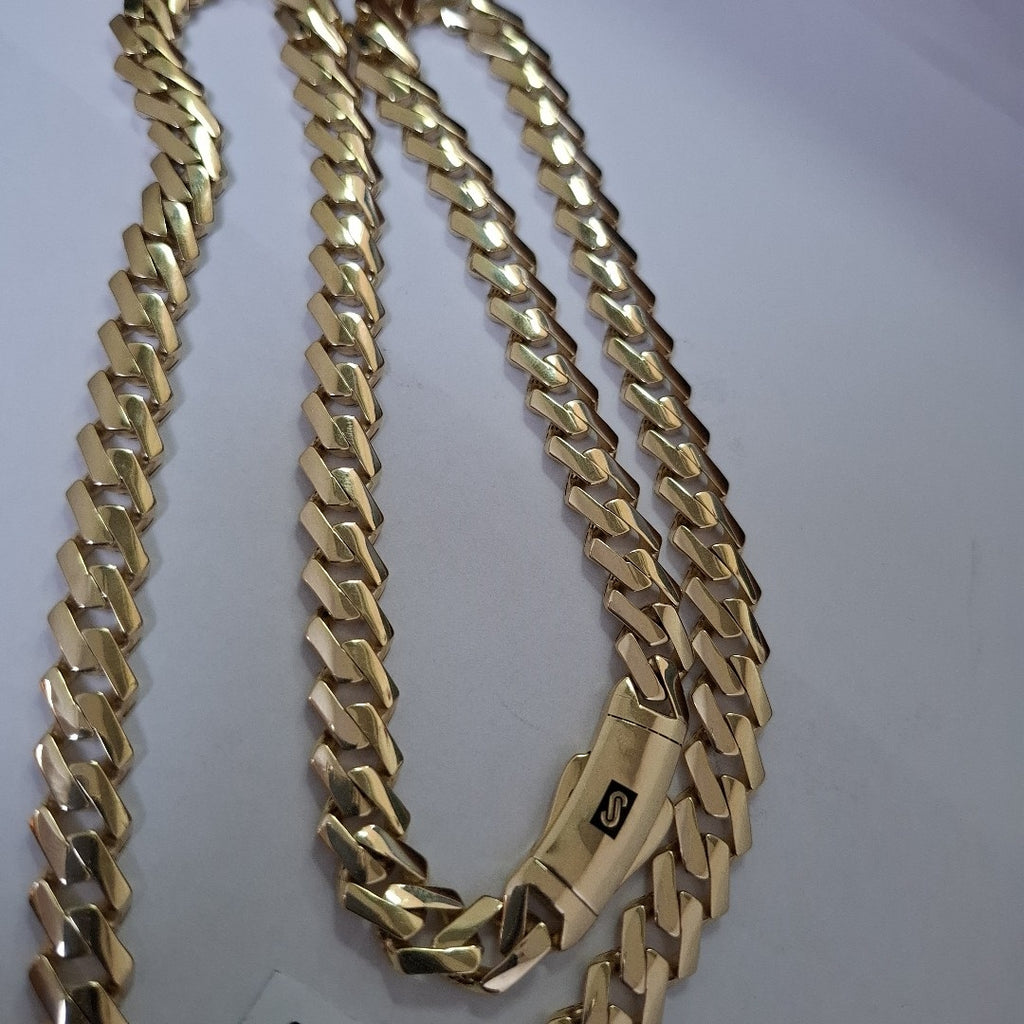 CADENA MONACO ORO 14K 38.1 (NUEVO)