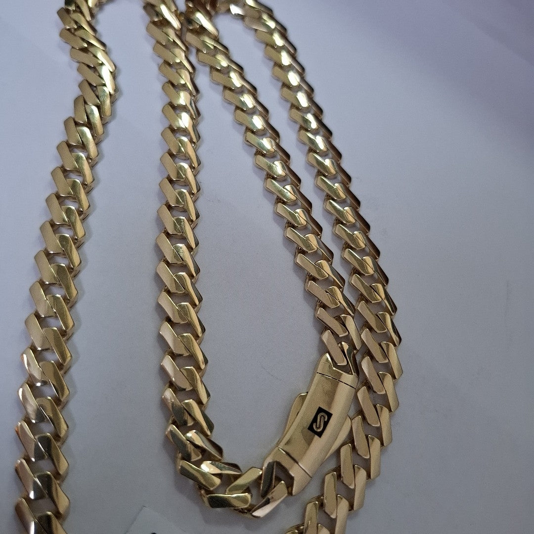CADENA MONACO ORO 14K 38.1 (NUEVO)