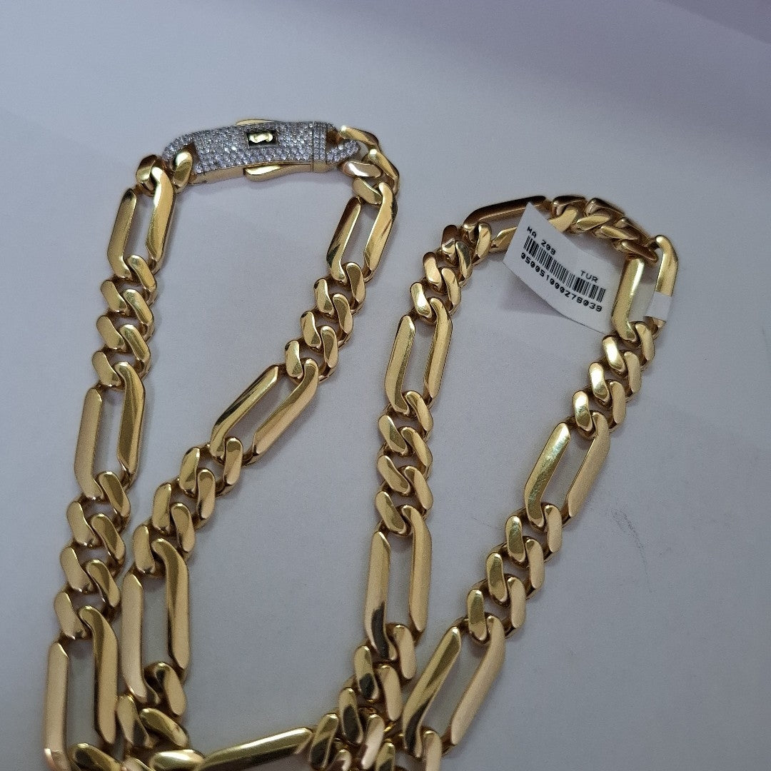 CADENA MONACO ORO 14K 30.8 (NUEVO)