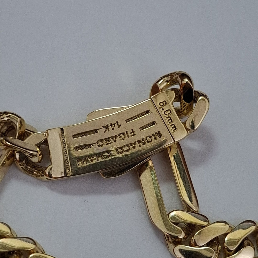 CADENA MONACO ORO 14K 24.2 (NUEVO)