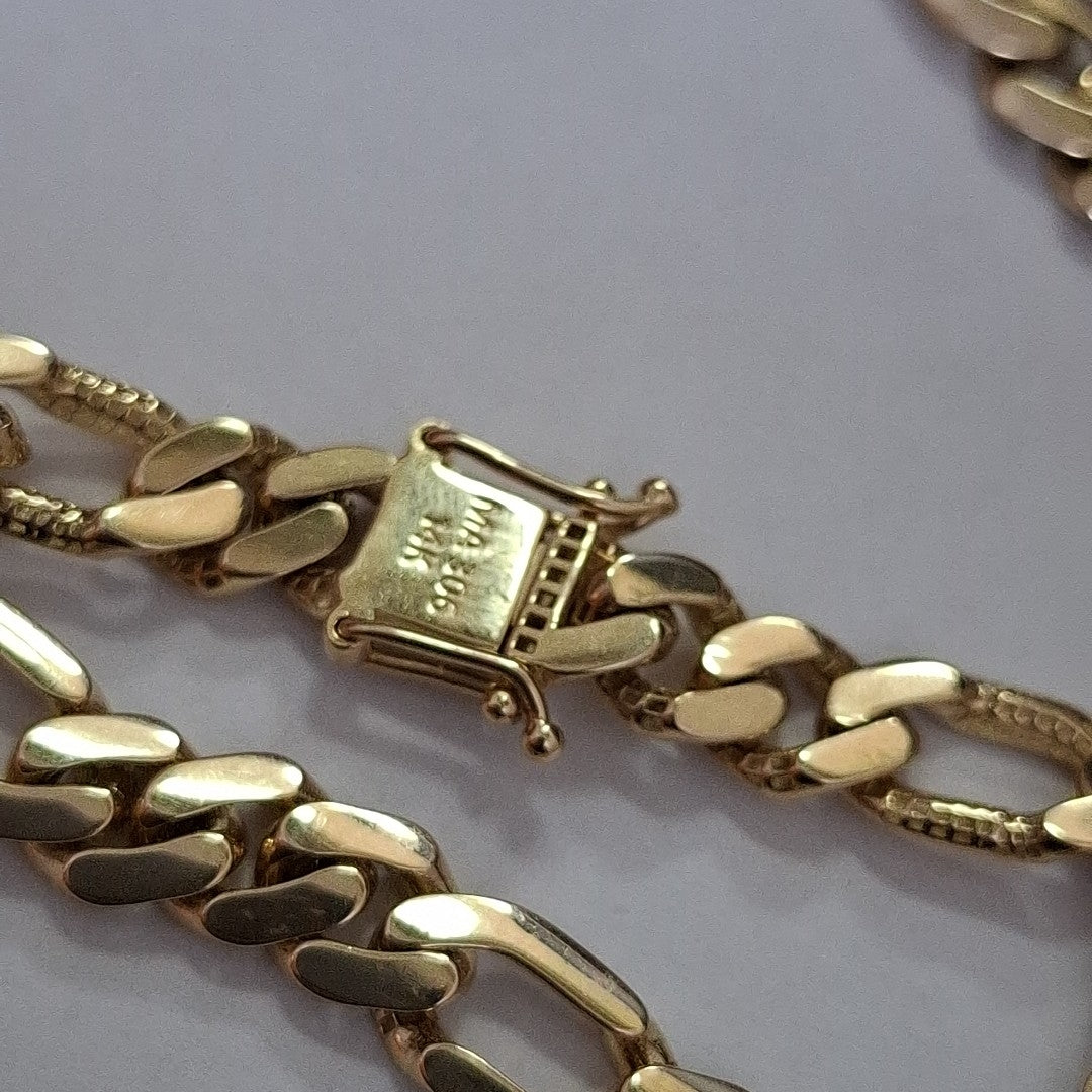 CADENAS CARTIER 3 1 AMARILLA ORO 14K 24.1 (NUEVO)