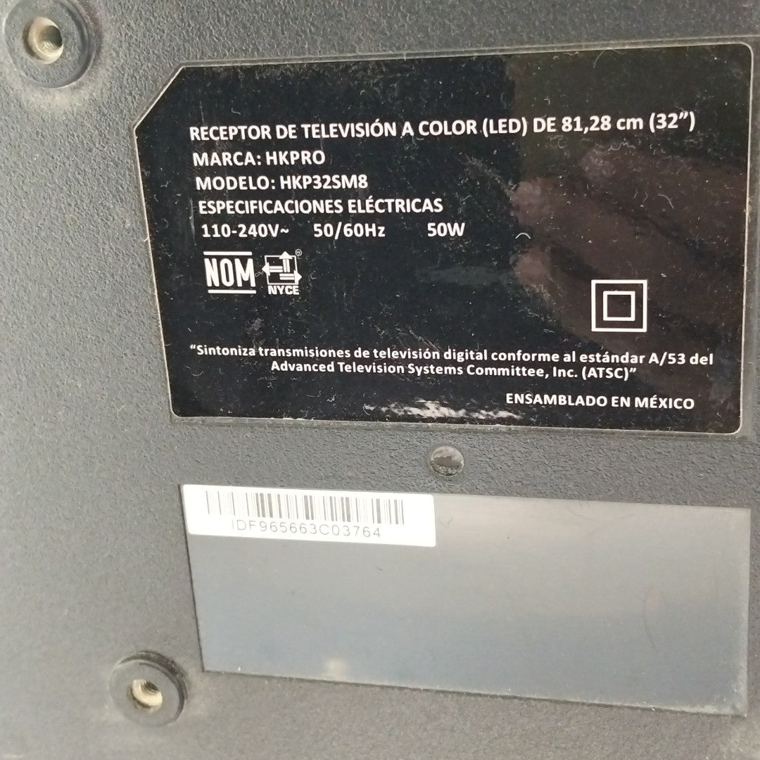 PANTALLA HKPRO HKP32SM8 (2019) 32" LED HD (SEMINUEVO)