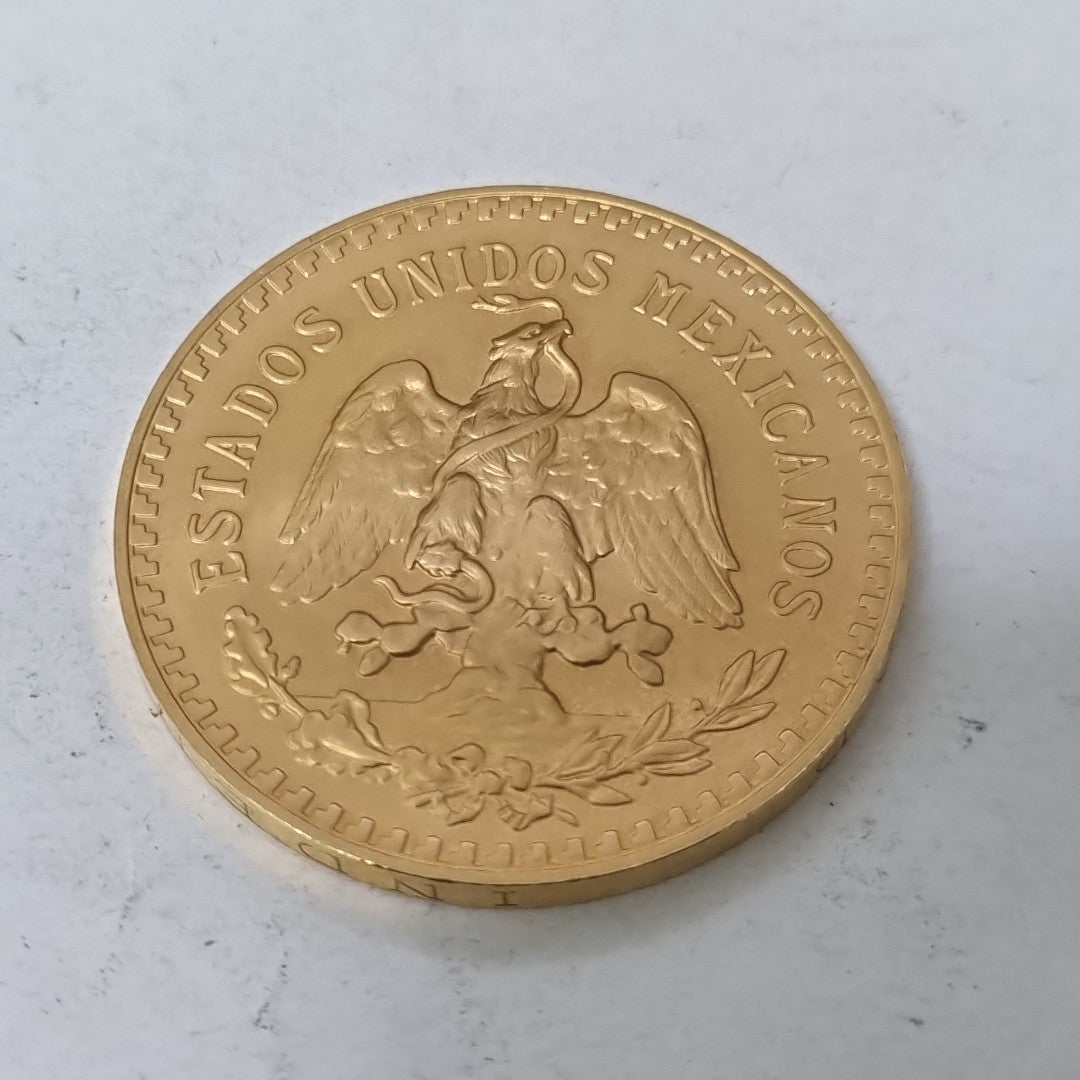 K1 41.6 GRMS 21 K IDENTIFICACIÓN MONEDA NOMINATIVA MONEDAS PESOS 50 PESOS (SEMINUEVO)