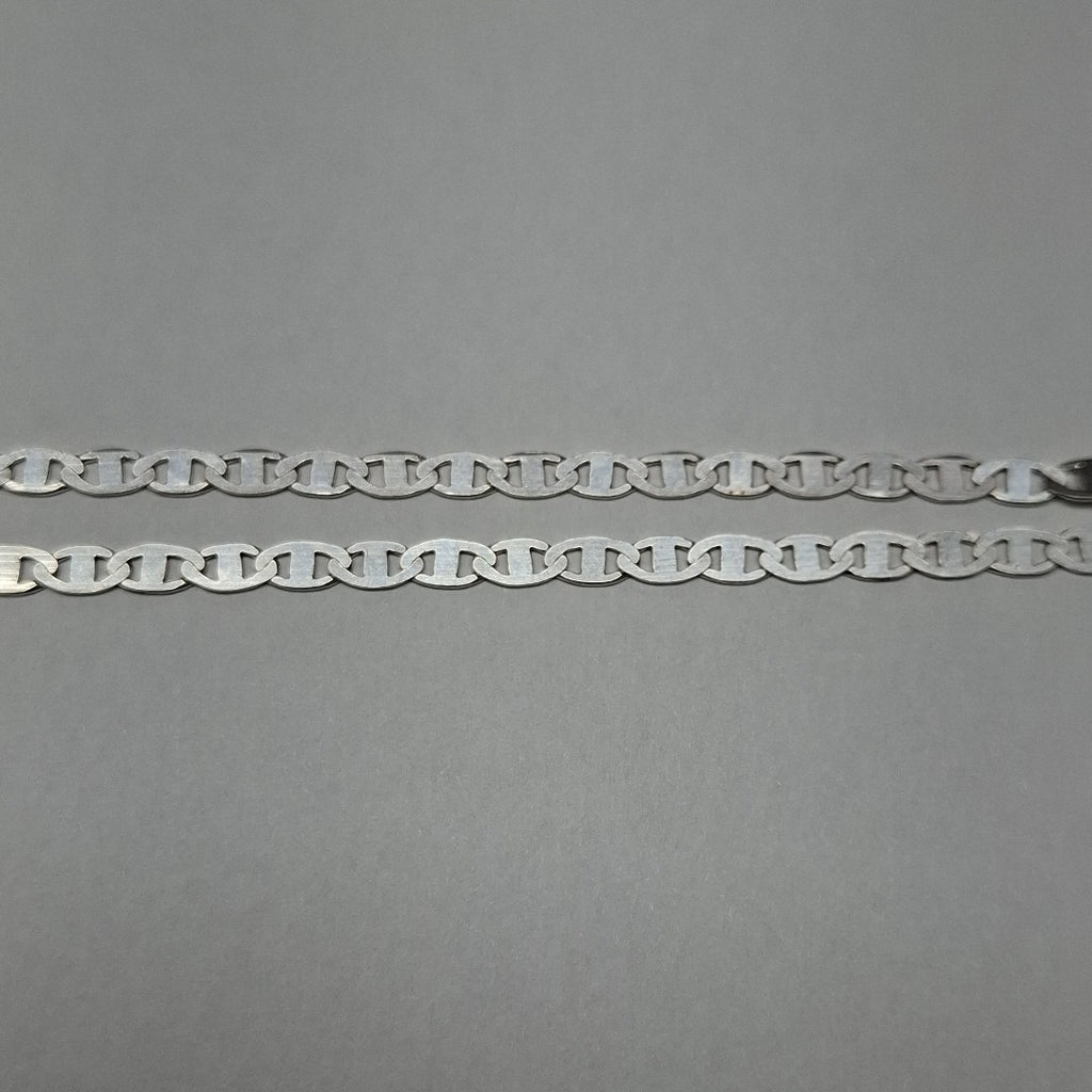 CADENA TEJIDO GUCHI PLATA .925 60 CM 8.9 GR (NUEVO)