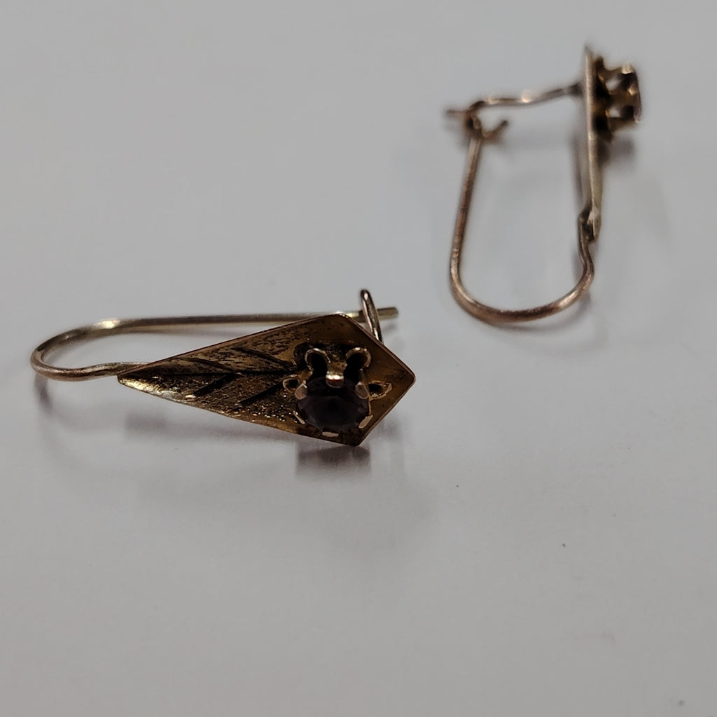 ARETES PAR ORO 8 K 0.3 GRMS (SEMINUEVO)