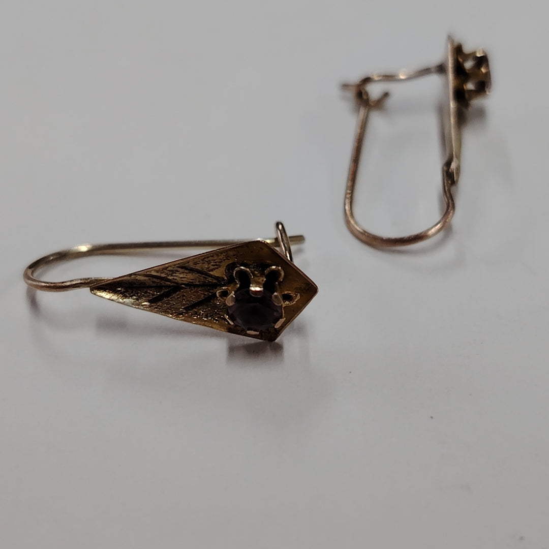 ARETES PAR ORO 8 K 0.3 GRMS (SEMINUEVO)
