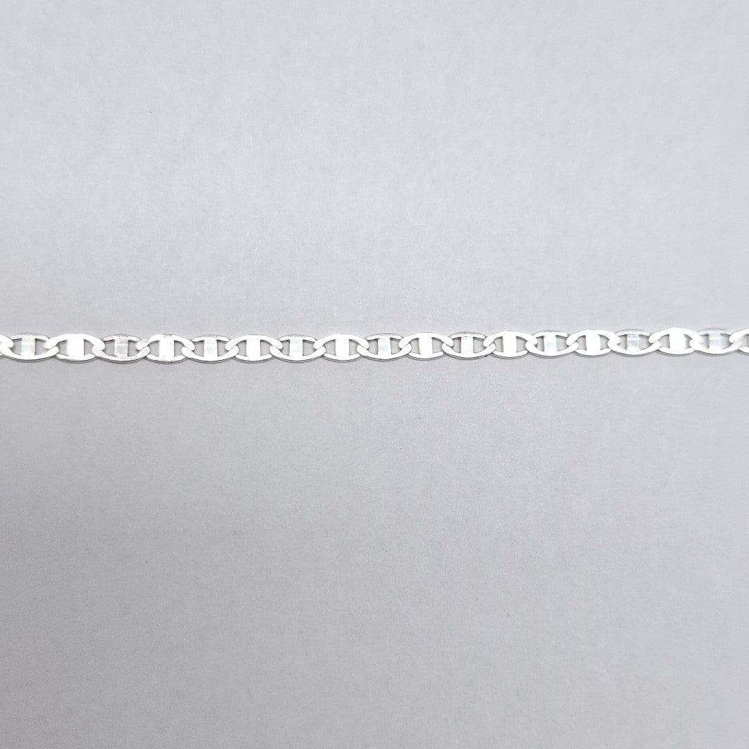 CADENA TEJIDO ESPEJO PLATA .925 60 CM 4.3 GR (NUEVO)