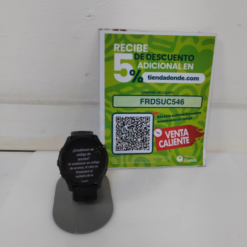 SMARTWATCH GARMIN FORERUNNER 255 MUSIC 46 MM GPS (SEMINUEVO)
