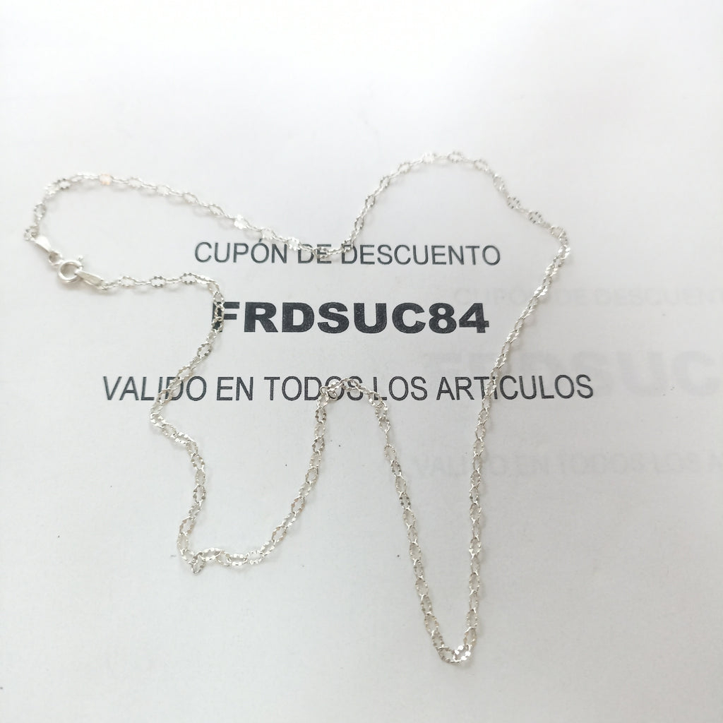 CADENA PLATA 1.6 GRMS (SEMINUEVO)
