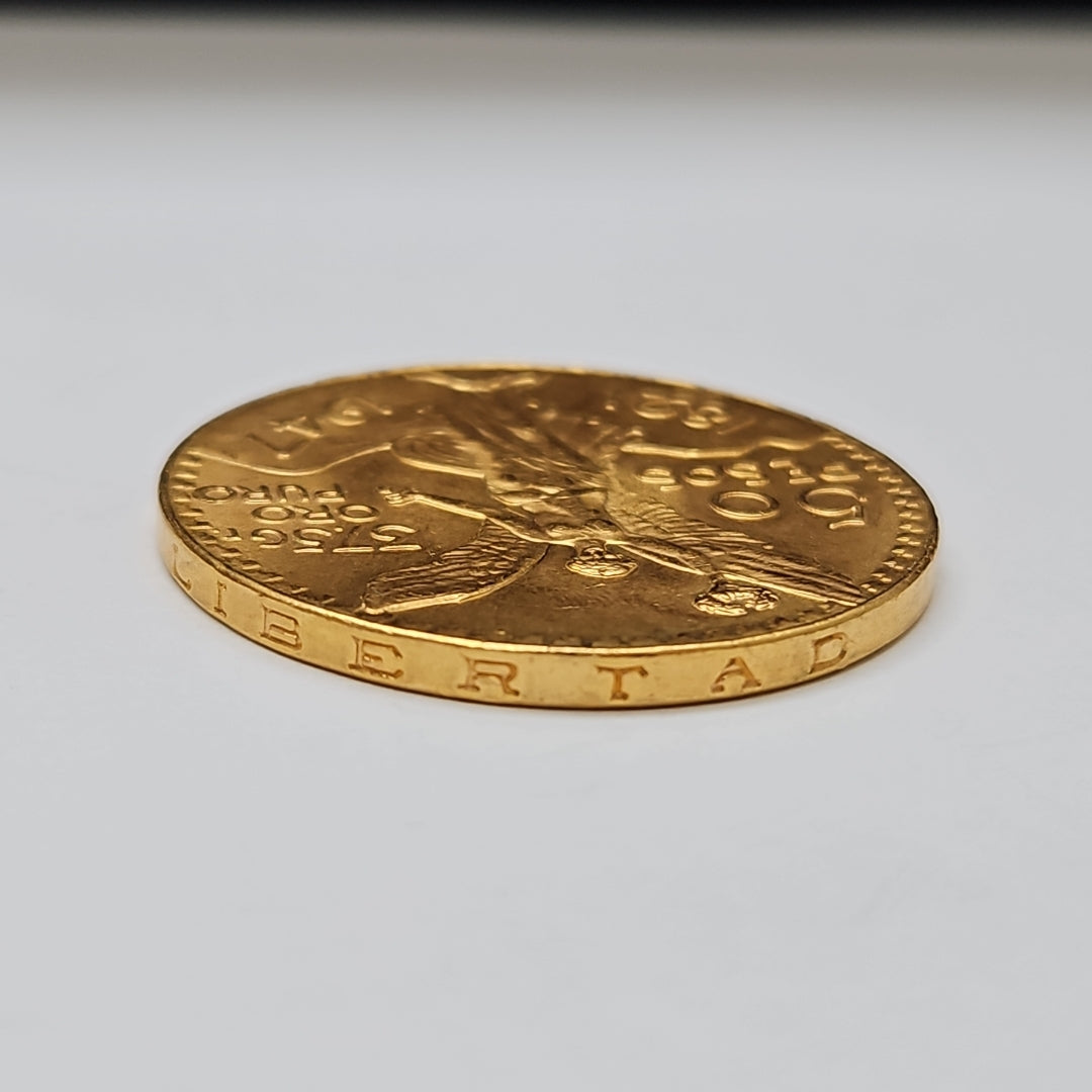 K1 41.6 GRMS 21 K IDENTIFICACIÓN MONEDA NOMINATIVA MATERIALES ORO CAN (SEMINUEVO)