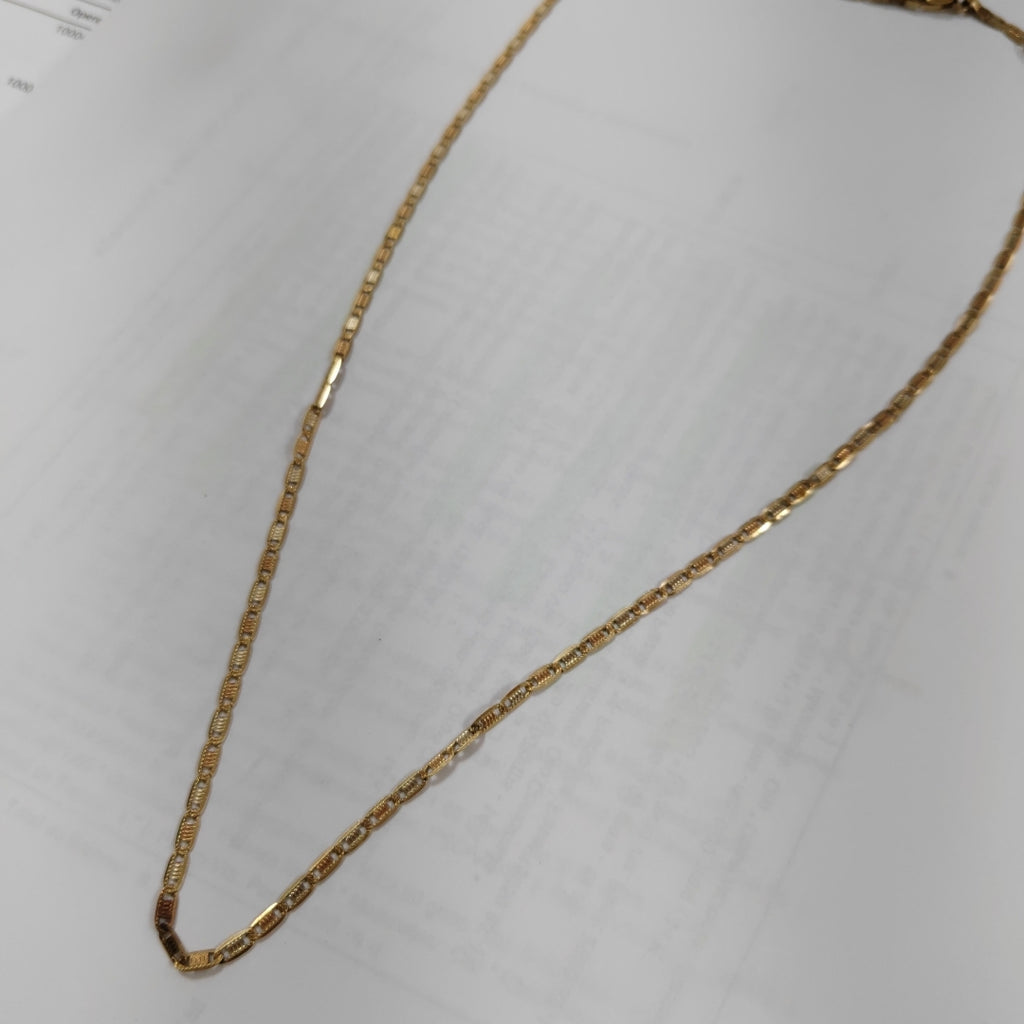 CADENA ORO COMBINADO 14 K 5,20 GRMS (SEMINUEVO)